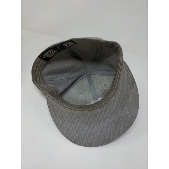 MLB Chicago White Sox Fitted Hat Size 7 3/8 Gray Big Bear Cap Embroidered Logo - Picture 9 of 11
